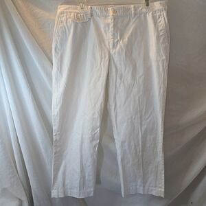 Lauren Ralph Lauren White Capri Pants Women's Size‎ 12